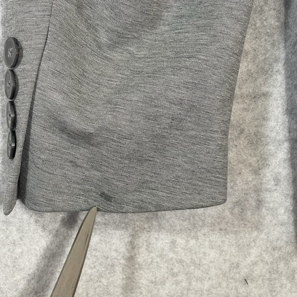 Lauren Ralph Lauren Blazer Men's 42S Gray Cotton Nylon Spandex 2 Button‎ *Flaw - Picture 9 of 13